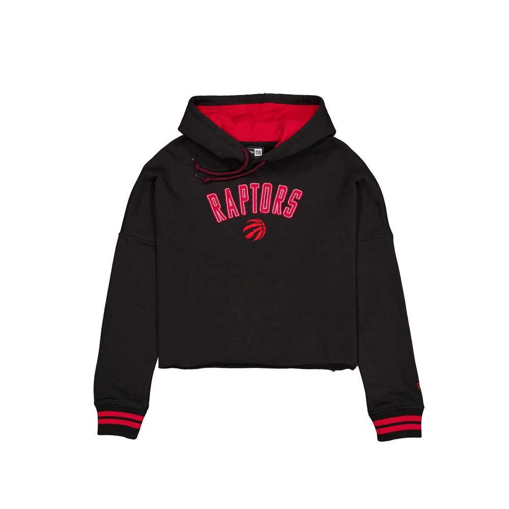 New Era Toronto Raptors Sport Night Black Women's Hoodie - Size M